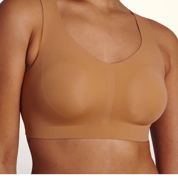 Evelyn & Bobbie Beyond Bra Wirefree Amazing Tech Smooth Soft Size L Mica NWOT - Picture 7 of 9